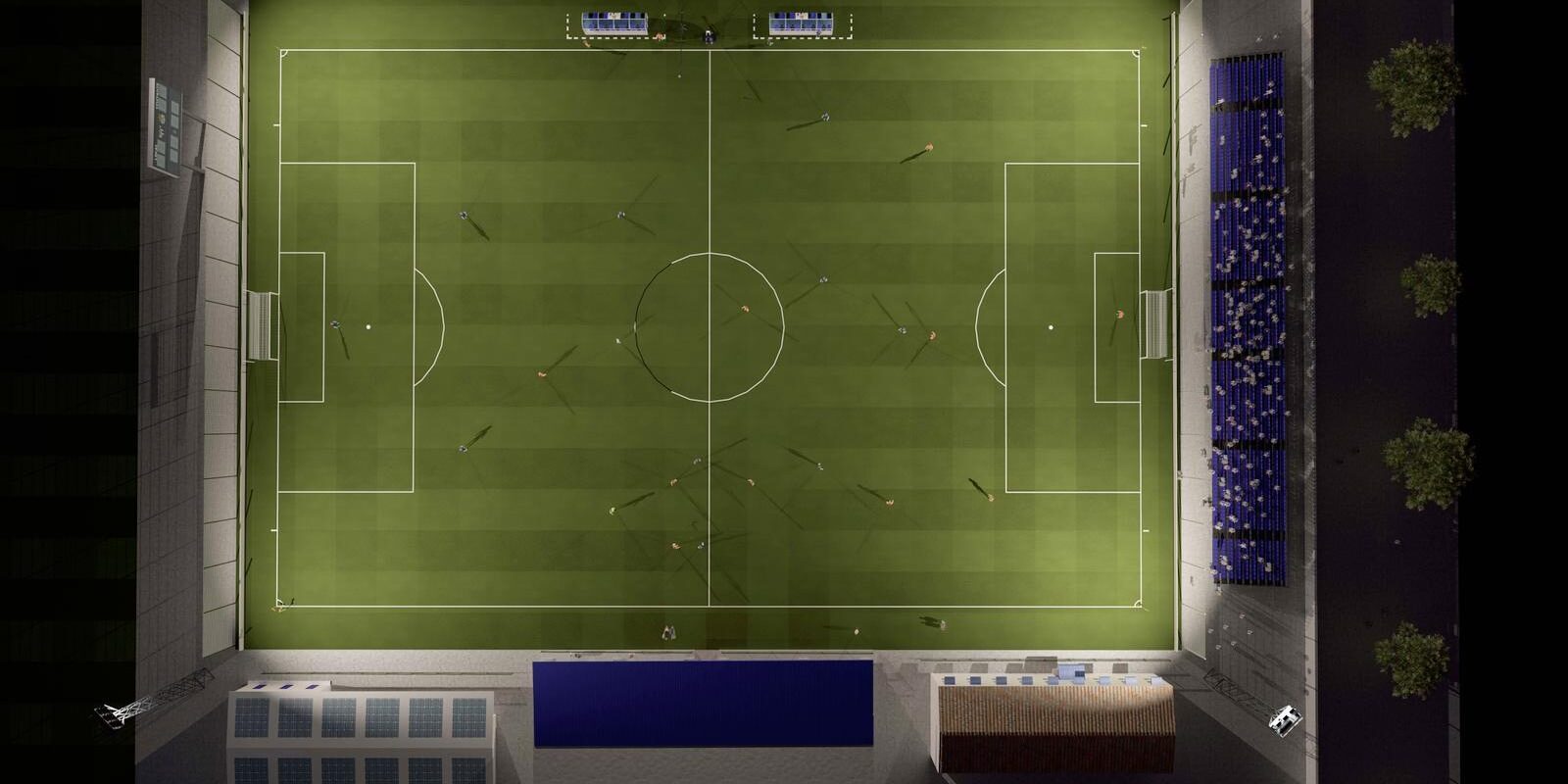 Nuevo campo de fútbol de Huelva TR Construya llevará a cabo la construcción del nuevo campo de fútbol de Huelva